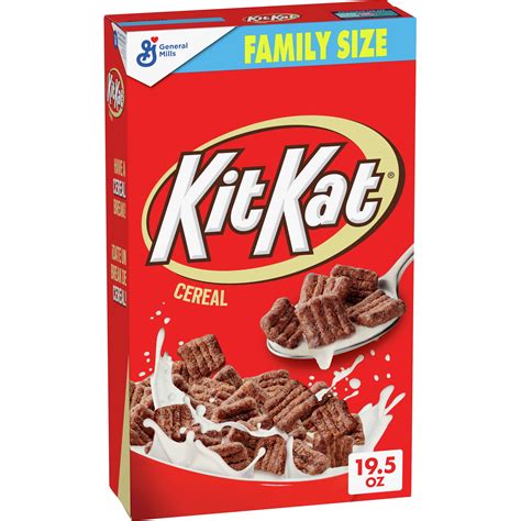 KIT KAT Chocolatey Breakfast Cereal Made with Whole Grain, Family Size ...