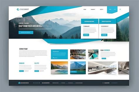 Image result for Web Page Template Example