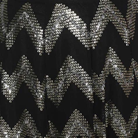 Buy AKS Women's Georgette Lehenga Choli (YA6263_Black_X-Large) at Amazon.in