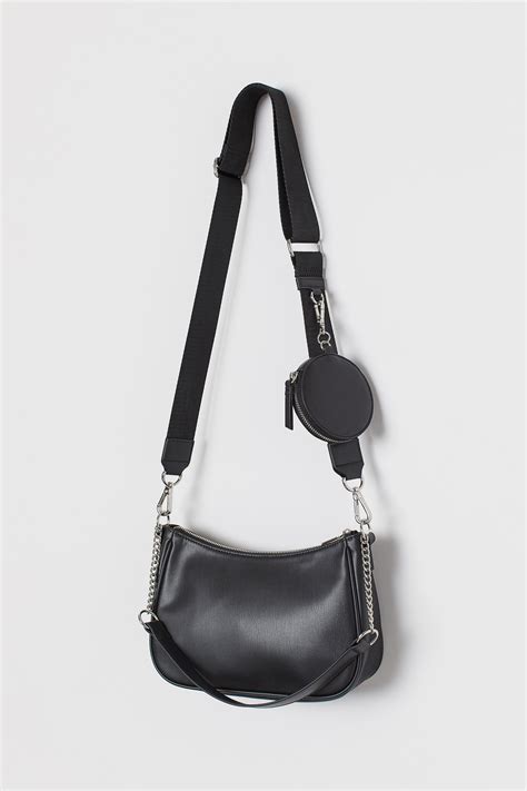 Women's Black Shoulder bag and pouch | H&M IN