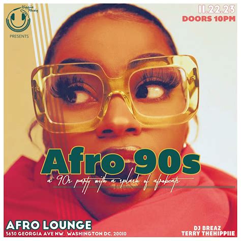 AFRO 90S - A PRE-THANKSGIVING 90S PARTY WITH A SPLASH OF AFROBEATS ...