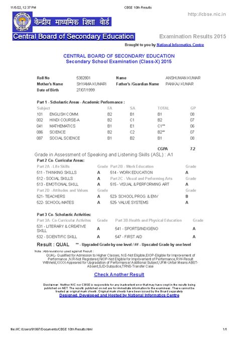 CBSE 10th Results - notes - 11/5/22, 12:37 PM CBSE 10th Results - Studocu