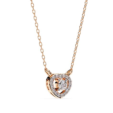 Classic Heart Lab Grown Diamond Pendant Necklace – ONYA