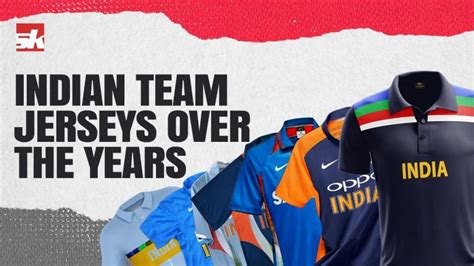 Indian Cricket team' Iconic Jerseys Over the years | Stories behind ...