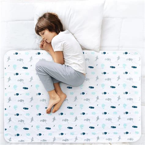 Amazon.com: Baby Waterproof Bed Pad Washable Mattress Pad Reusable Bed ...