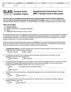 Fillable Online Erosion Control Structures Supplementary Information ...