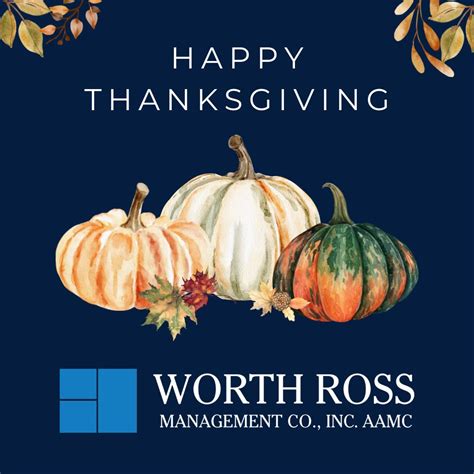 Worth Ross Management Co., AAMC on LinkedIn: Happy Thanksgiving from ...