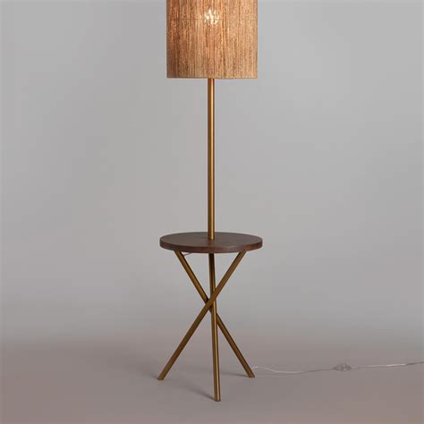 floor lamp with table