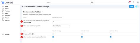 UniTheme - premium CS-Cart theme complex