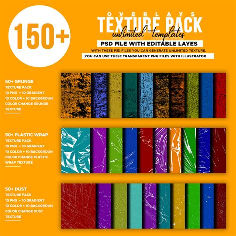 150+ Grunge, Plastic Wrap, Dust Textures Pack. - MasterBundles