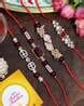 Buy Multicoloured Rakhis for Men by Karatcart Online | Ajio.com