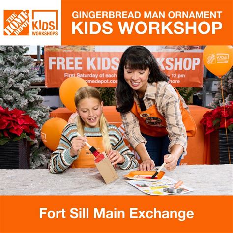 The Home Depot Gingerbread Man Ornament Kids Workshop, 1718 Macomb Rd ...
