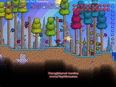 Terraria 1.1 Quick Gameplay - Greater Healing Potions - YouTube