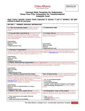 Concept Note Templates For Audit Firms - Fill and Sign Printable ...