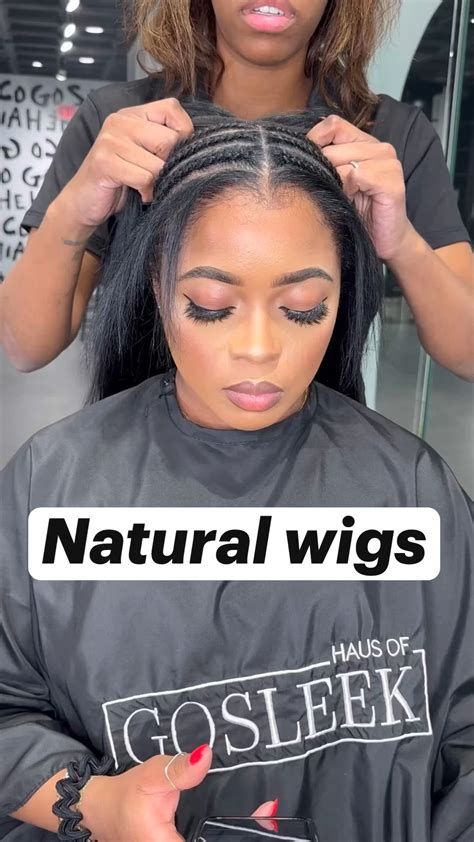 Her first time wearing a wig | Diy hair wig, Wigs, Human hair wigs