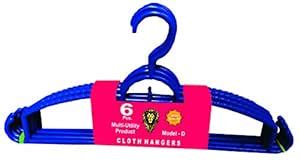 CLOTH HANGERS Blue Color Model D : Amazon.in: Home & Kitchen