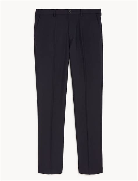 Buy Crease Resistant Slim Fit Flexi Waist Trouser at Marks & Spencer