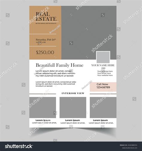 Professional Real Estate Flyers 的图像结果