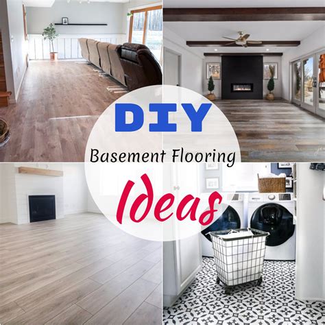 15 DIY Basement Flooring Ideas - DIYnCrafty