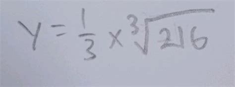 Calculate Cube Root of 216 | StudyX