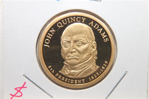 2008-S PROOF JOHN QUINCY ADAMS PRESIDENTIAL DOLLAR #8590