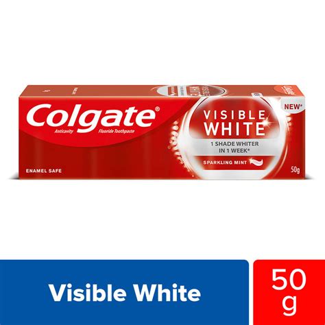 Buy Colgate Visible White Toothpaste Teeth Whitening Starts in 1 week ...