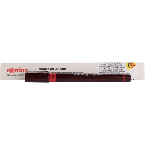 Rotring Technical Drawing Pen Isograph 0.18 MM -1903396 - SCOOBOO - rotring