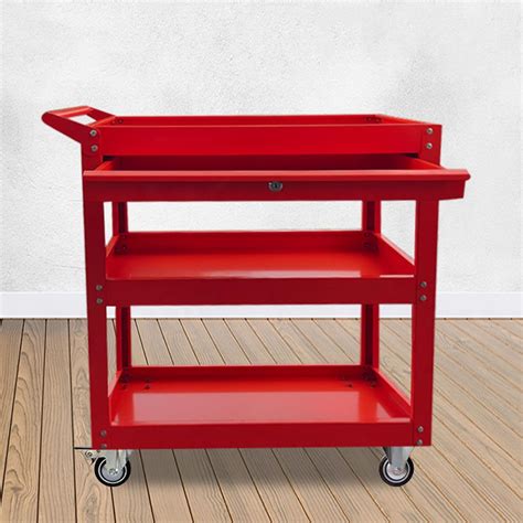 Heavy Duty Tool Trolley Cart, 3-Tier Utility Cart India | Ubuy