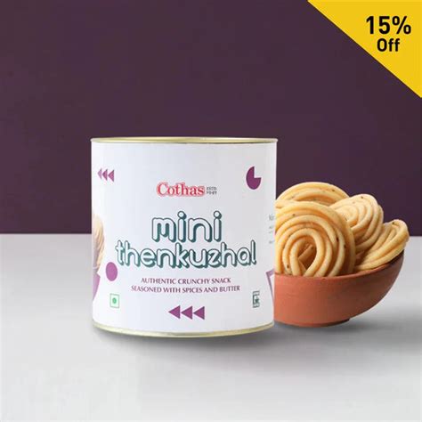 Delicious Mini Thenkuzhal - Crispy & Flavorful Snack