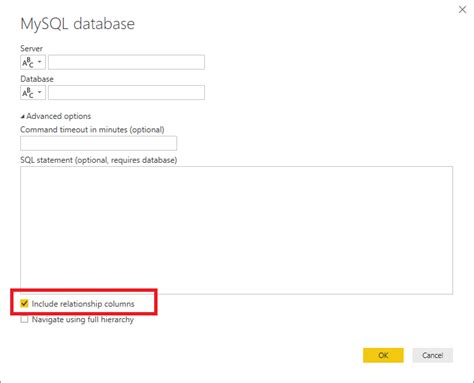 Define relationships in MySQL source - Microsoft Fabric Community