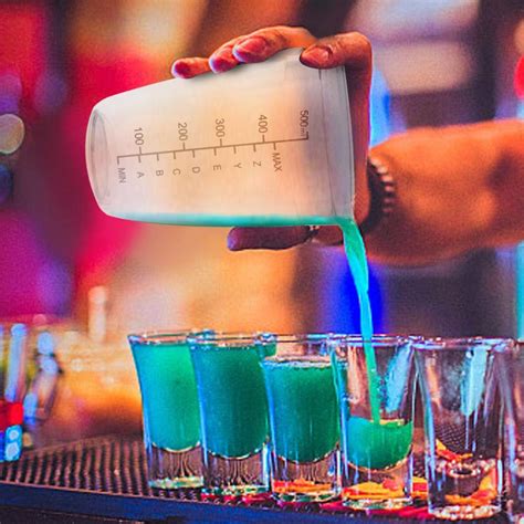 Bartender Shaker, Professional Resin PC Shaker, for Home Bar(500ML ...