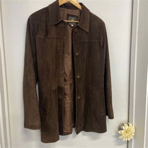 Brown suede jacket M/L(s)