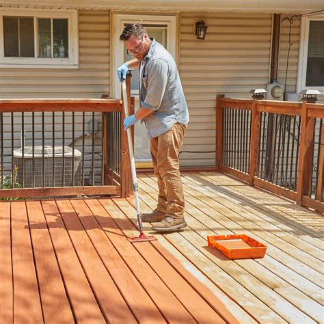 How To Stain A Deck _ Olympic Deck Staining Guide – WYJJ