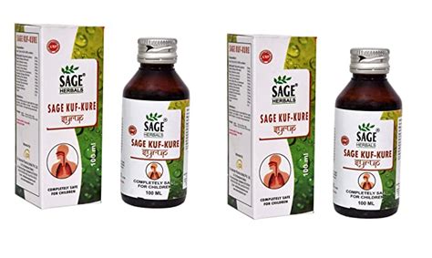 Buy Sage Herbals Kuf-Kure Syrup Herbal and Ayurvedic Cough Syrup with ...