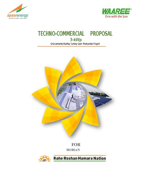 3KW - school - TECHNO-COMMERCIAL PROPOSAL 3-kWp Grid-connected Rooftop ...