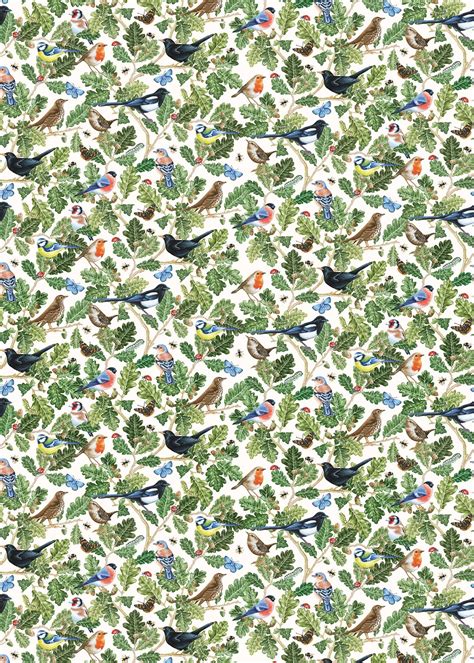 Birdsong Roll Wrap | Paper Source