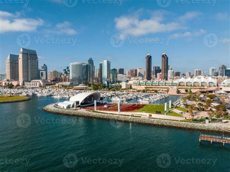 Panorama aerial view of San Diego skyline and Waterfront 13433215 Stock ...