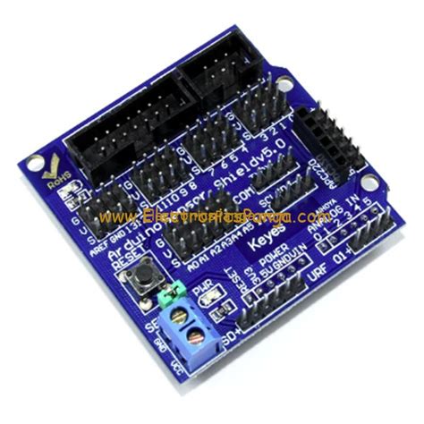 Image result for Arduino Sensor Shield V5 Setup