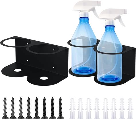Amazon.com: Tandefio 4 Pcs Spray Bottle Holder Metal Spray Can Holder ...