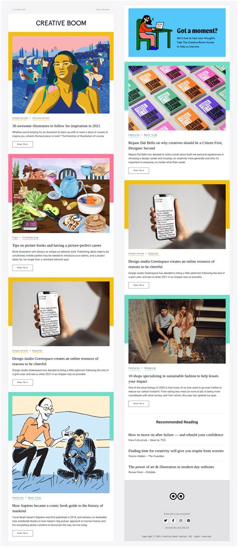 Image result for E-Newsletter Examples