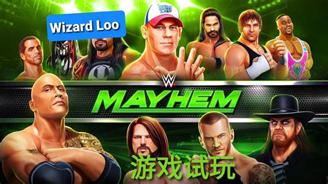 WWE Mayhem / 摔跤 游戏试玩 - YouTube