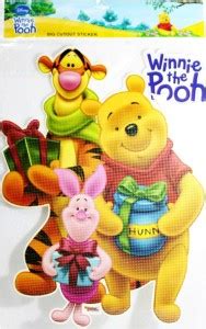 STICKER BAZAAR 47.6 cm Big Cutout of Winnie The Pooh Self Adhesive ...