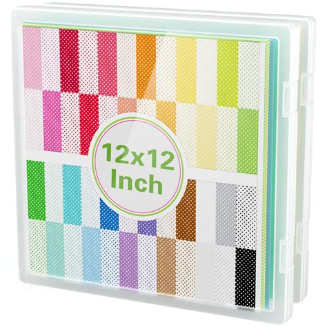 Buy VVM 12x12 Paper Storage Organizer, 2 Pack Scrapbook Paper Storage ...