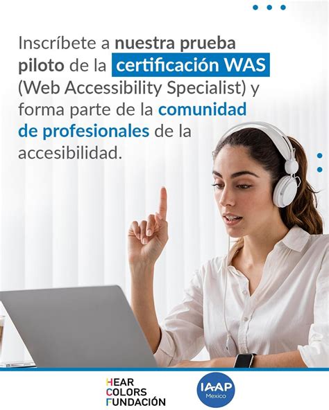 LLAMADO URGENTE: Únete a la prueba piloto de certificación como Especialista en Accesibilidad ...