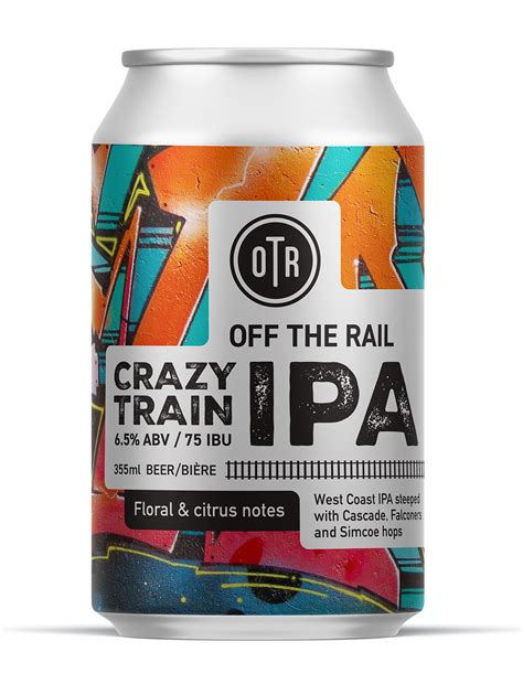 Crazy Train IPA - Off The Rail Brewing
