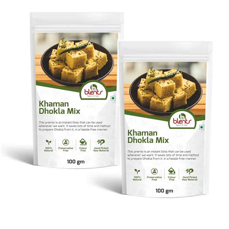 Blents Khaman Dhokla Premix 200 G Pack of 2| Ready to make|Gujarati ...
