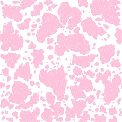Pink Cow Print Seamless Pattern. Digital Download Only. Png File - Etsy