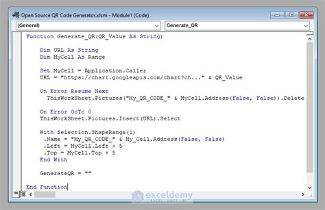 Image result for VBA QR Code Generator