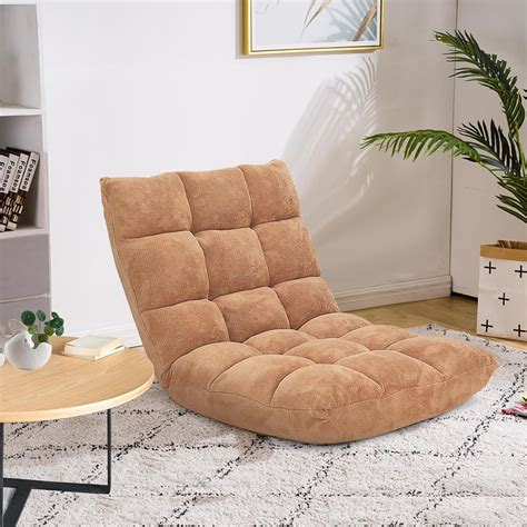 GORELAX Memory Foam Floor Chair, 14-Poistion Adjustable Floor Reading ...