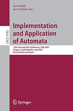 Buy Implementation and Application of Automata: 12th International ...